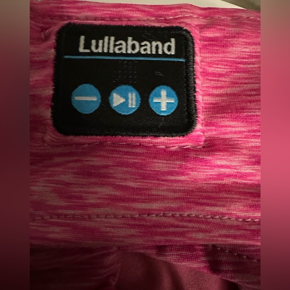 LULLALEISURE LULLABAND Wireless Headband Pink w/ Pouch EUC - Picture 10 of 11